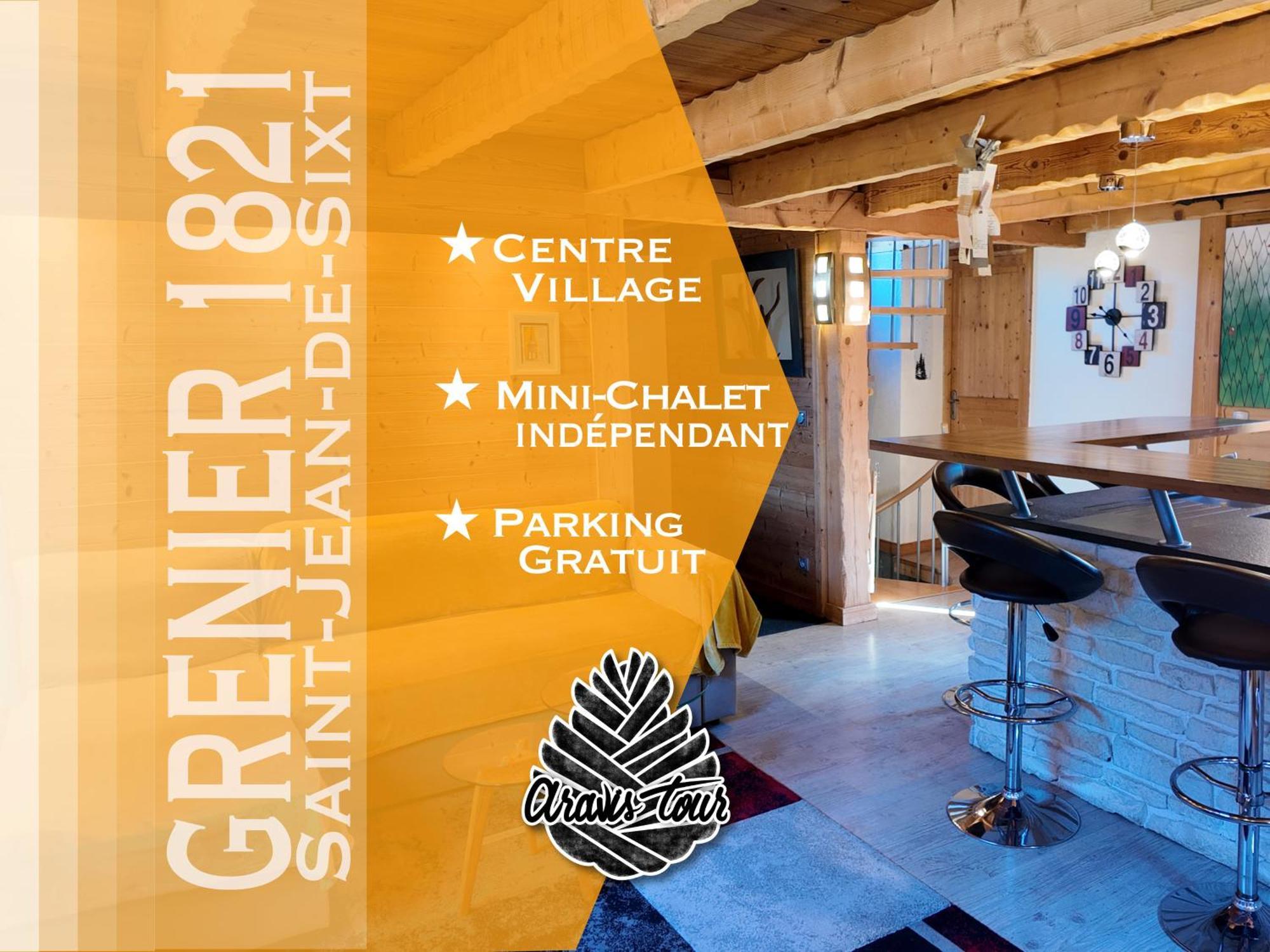 Ferienwohnung Le Grenier Saint-Jean-de-Sixt Exterior foto
